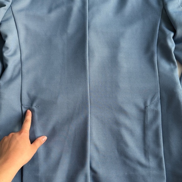 Zara Men's Sport Coat Blazer Blue Sz 42 Large L Business Casual Lightweight - Picture 14 of 14
